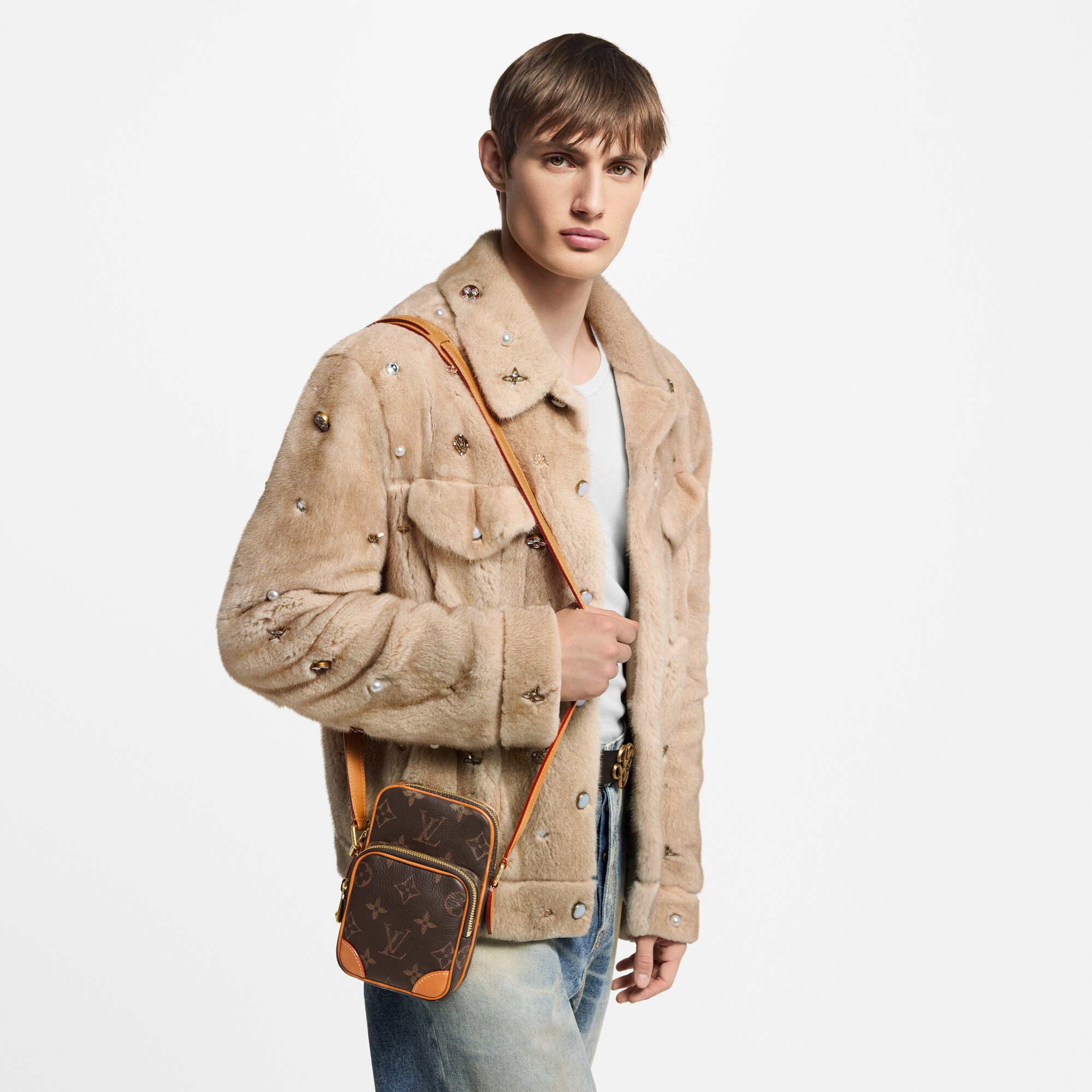 Bolsa Amazone Outros Couros Monogram - Bolsas Masculinas | LOUIS